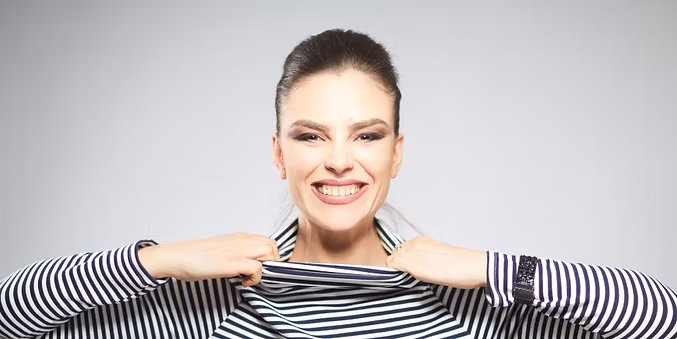 Liuba in studio lighting